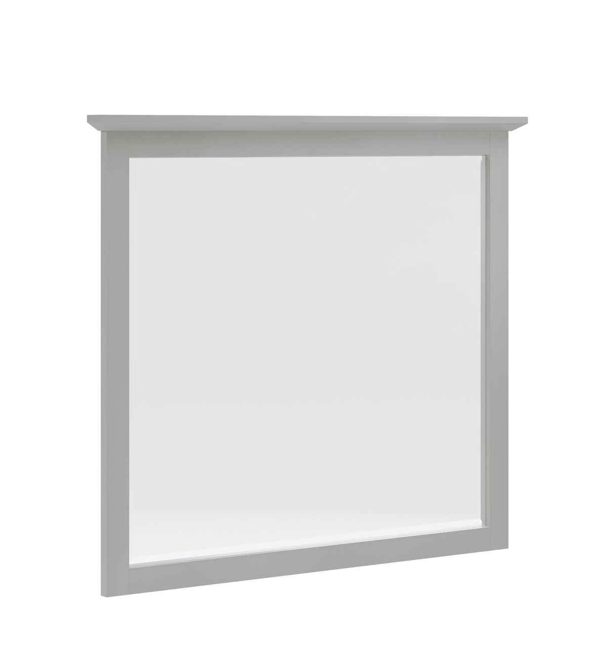 Grace Wall or Dresser Mirror in Elephant Grey by Modus Furniture at Eve Furniture