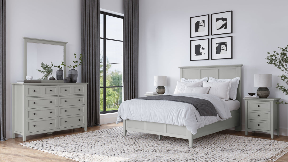 Grace Wall or Dresser Mirror in Elephant Grey by Modus Furniture at Eve Furniture