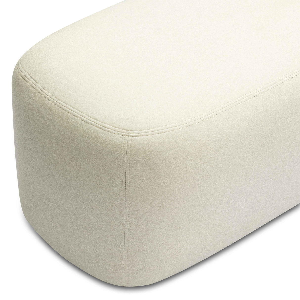 Graceland Faux Mohair Bench by TOV Furniture at Eve Furniture