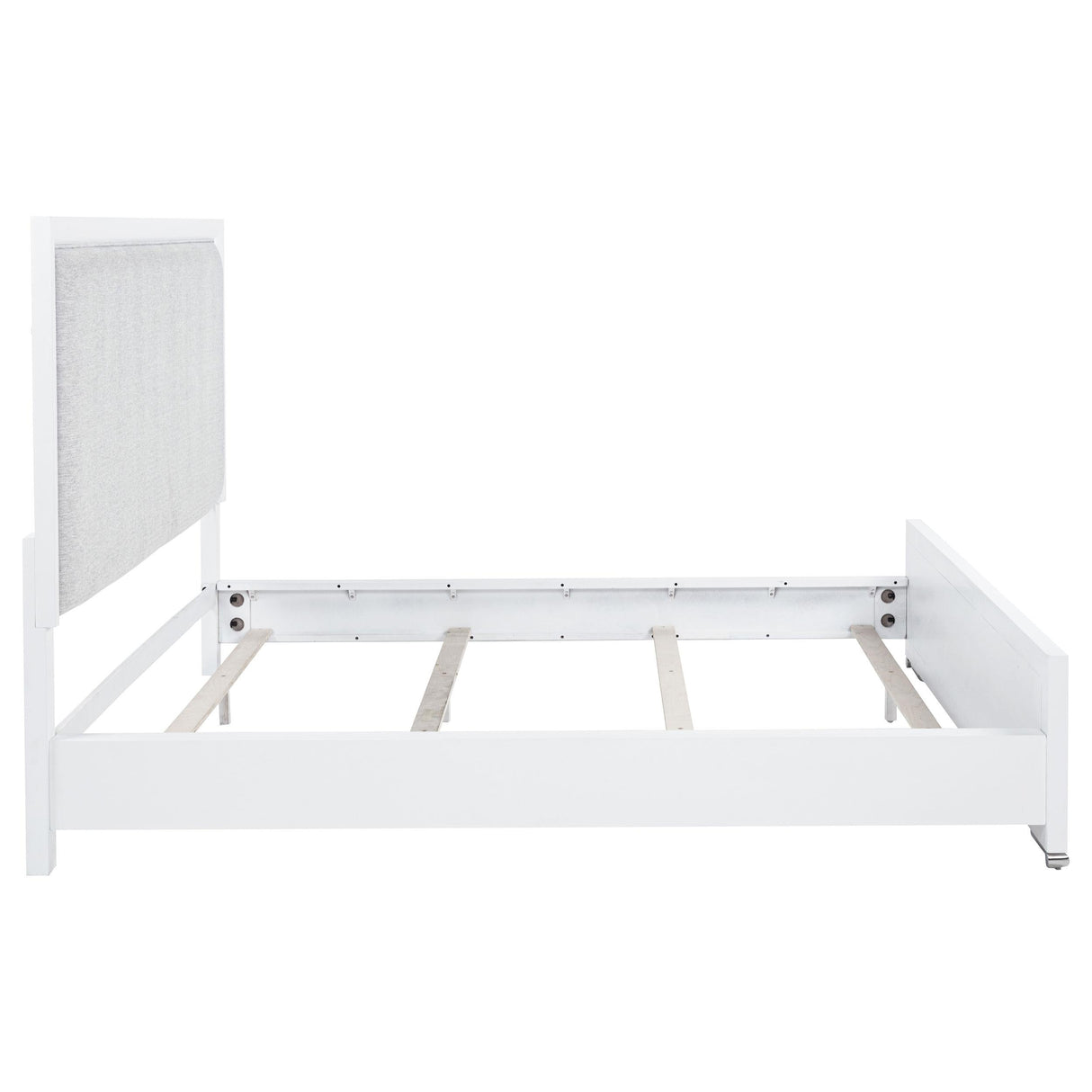 Gracemont Gray and White 57-inch California King Panel Bed by Coaster at Eve Furniture