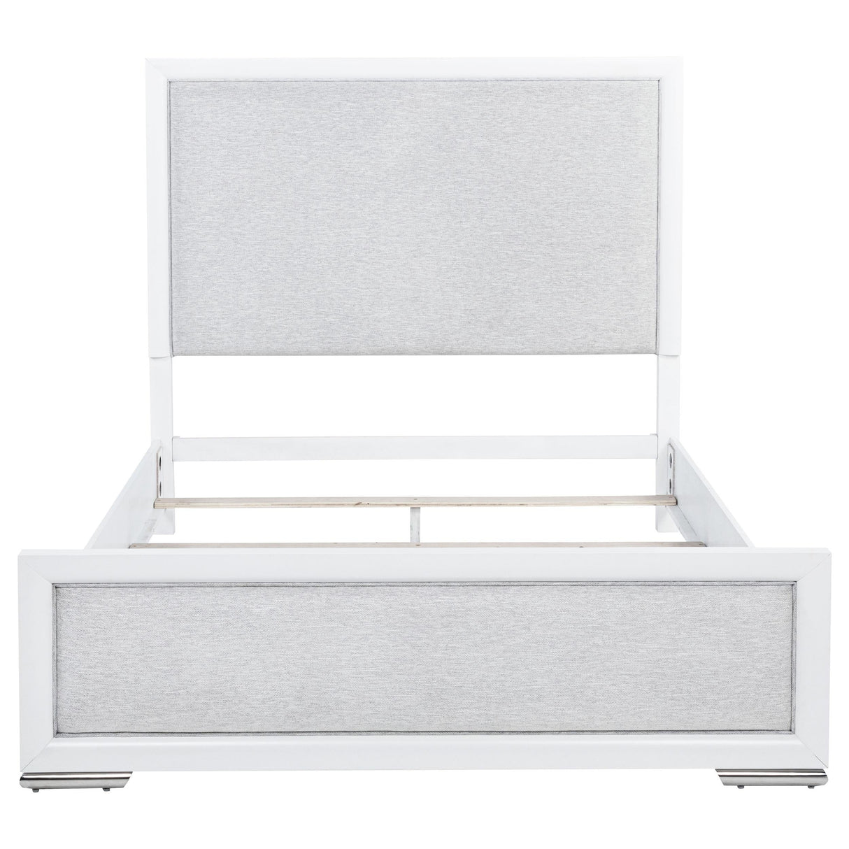 Gracemont Gray and White 57-inch Queen Panel Bed by Coaster at Eve Furniture