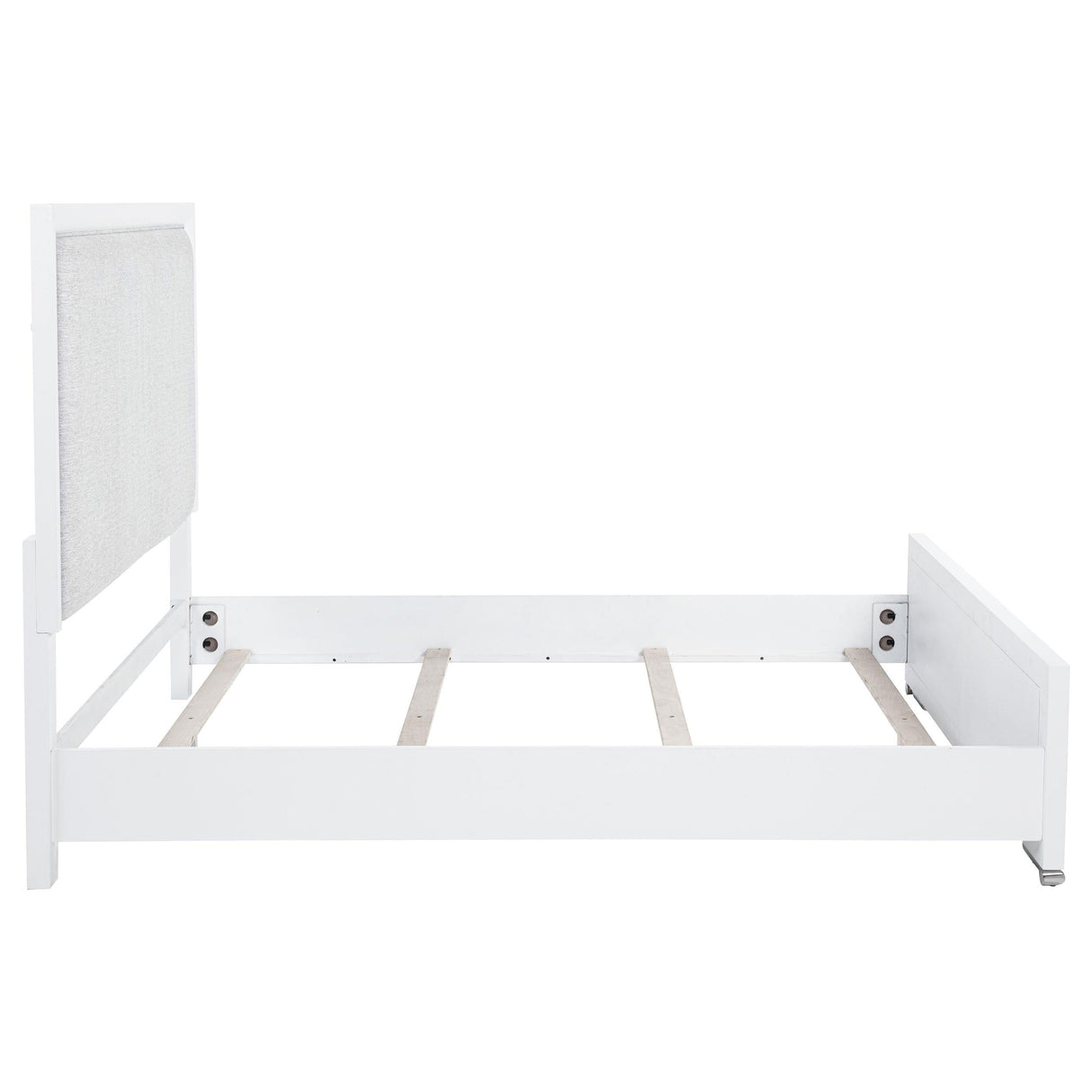 Gracemont Gray and White 57-inch Queen Panel Bed by Coaster at Eve Furniture