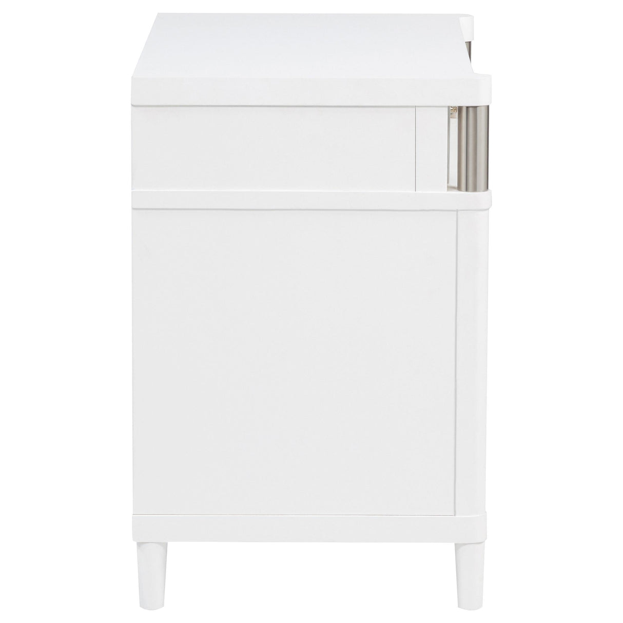 Gracemont White 3-Drawer Bedroom Nightstand Bedside Table by Coaster at Eve Furniture