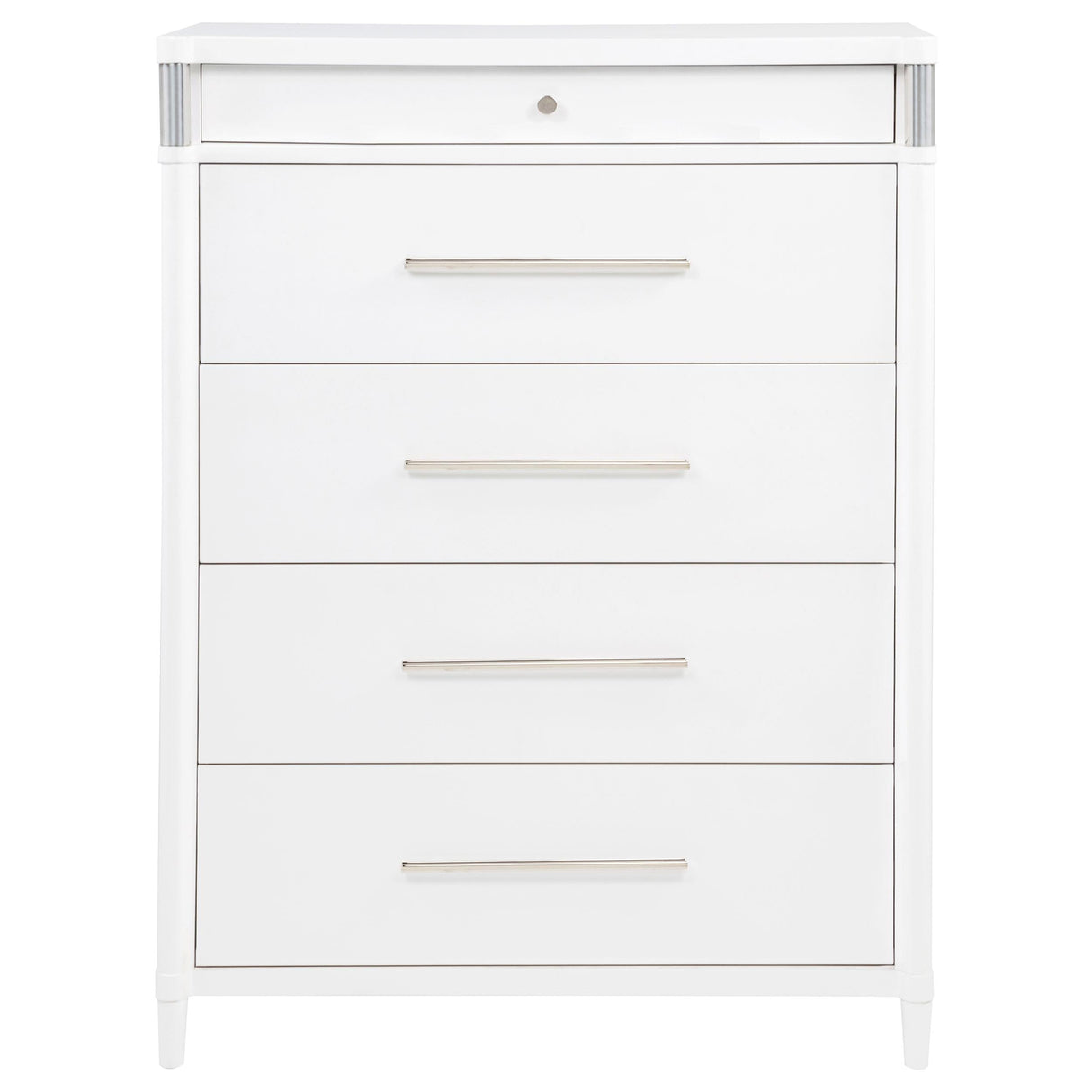 Gracemont White 5-Drawer Bedroom Chest of Drawers by Coaster at Eve Furniture