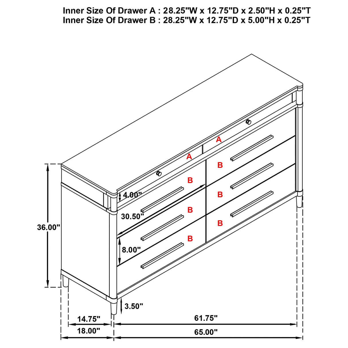 Gracemont White 5-Piece California King Bedroom Set by Coaster at Eve Furniture