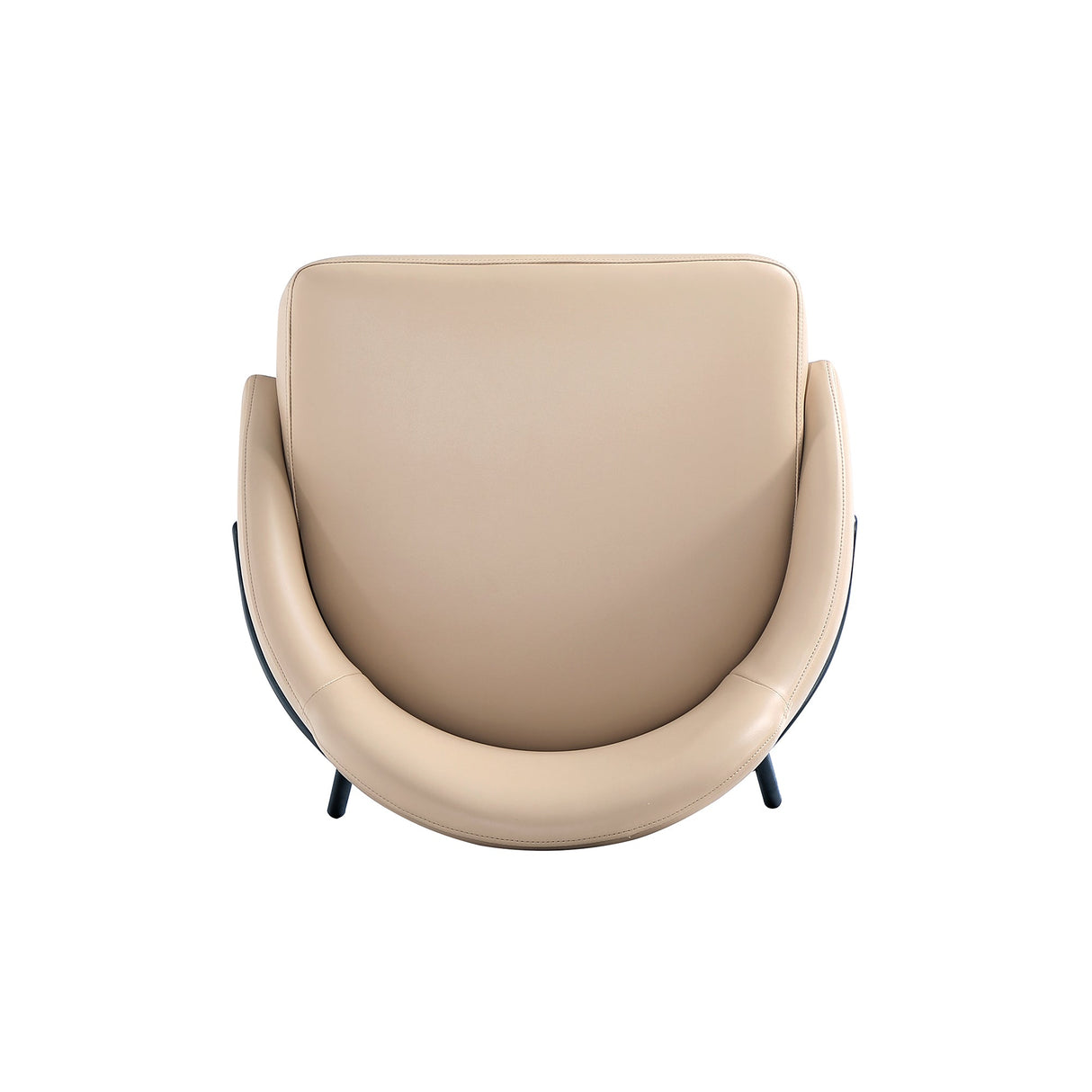 Gracie Counter Stool in Tan and Black (set of 2) by Manhattan Comfort at Eve Furniture