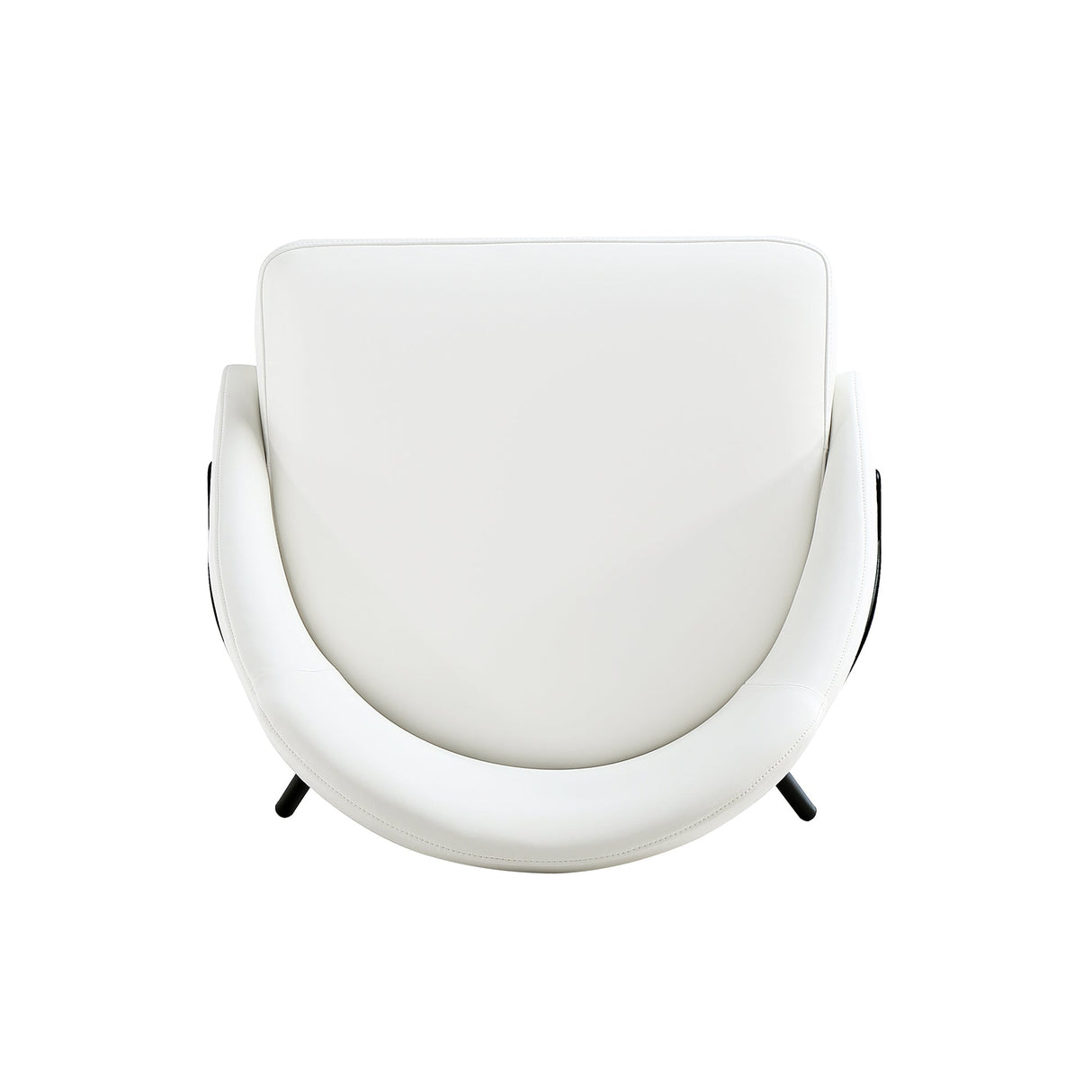 Gracie Dining Chair in White and Black (set of 2) by Manhattan Comfort at Eve Furniture