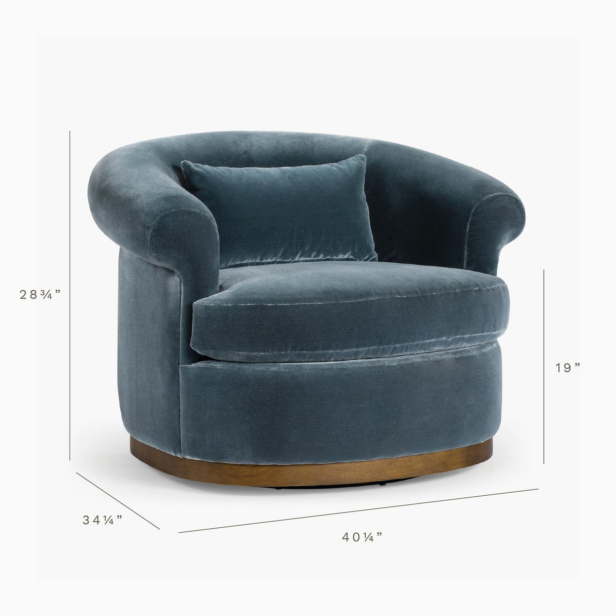 Gracie Swivel Chair by Co.House Designs at Eve Furniture