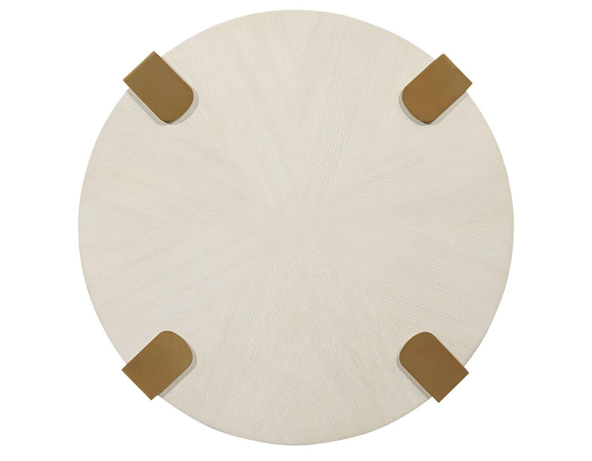 Gracie End Table, White by Steve Silver at Eve Furniture