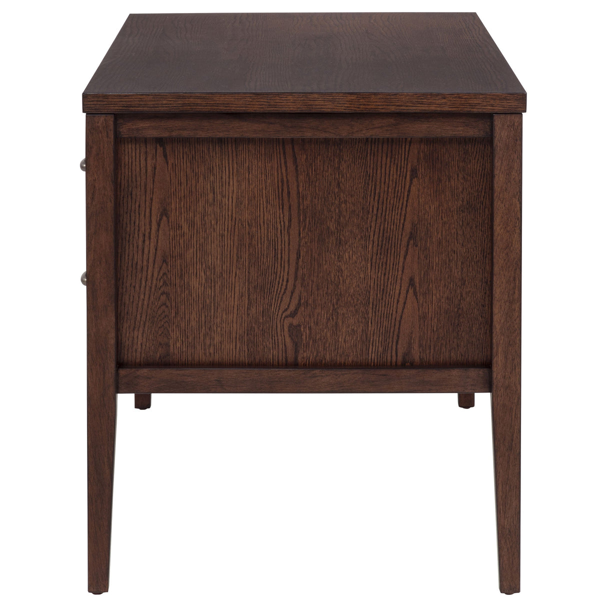 Graham Chocolate 54-inch 4-drawer Double Pedestal Lift Top Computer Desk by Coaster at Eve Furniture