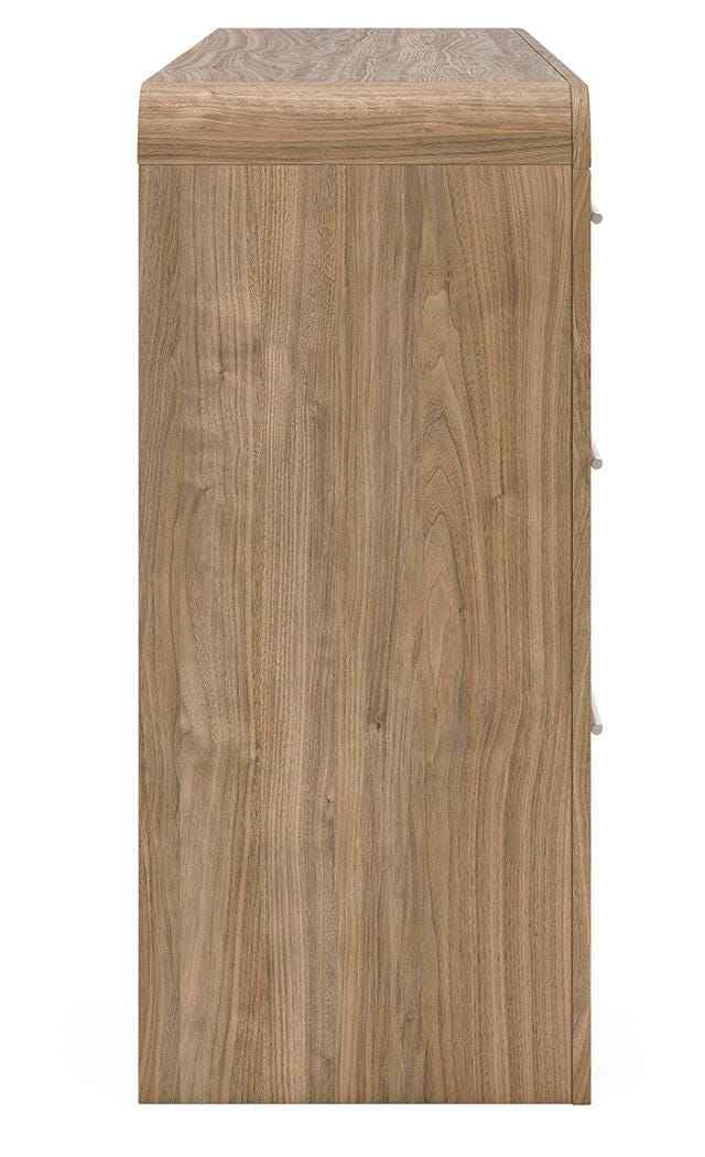 Gramburg Warm Natural Brown Dresser by Ashley at Eve Furniture