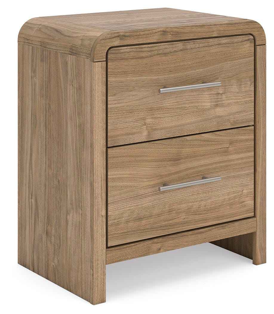 Gramburg Warm Natural Brown Nightstand by Ashley at Eve Furniture