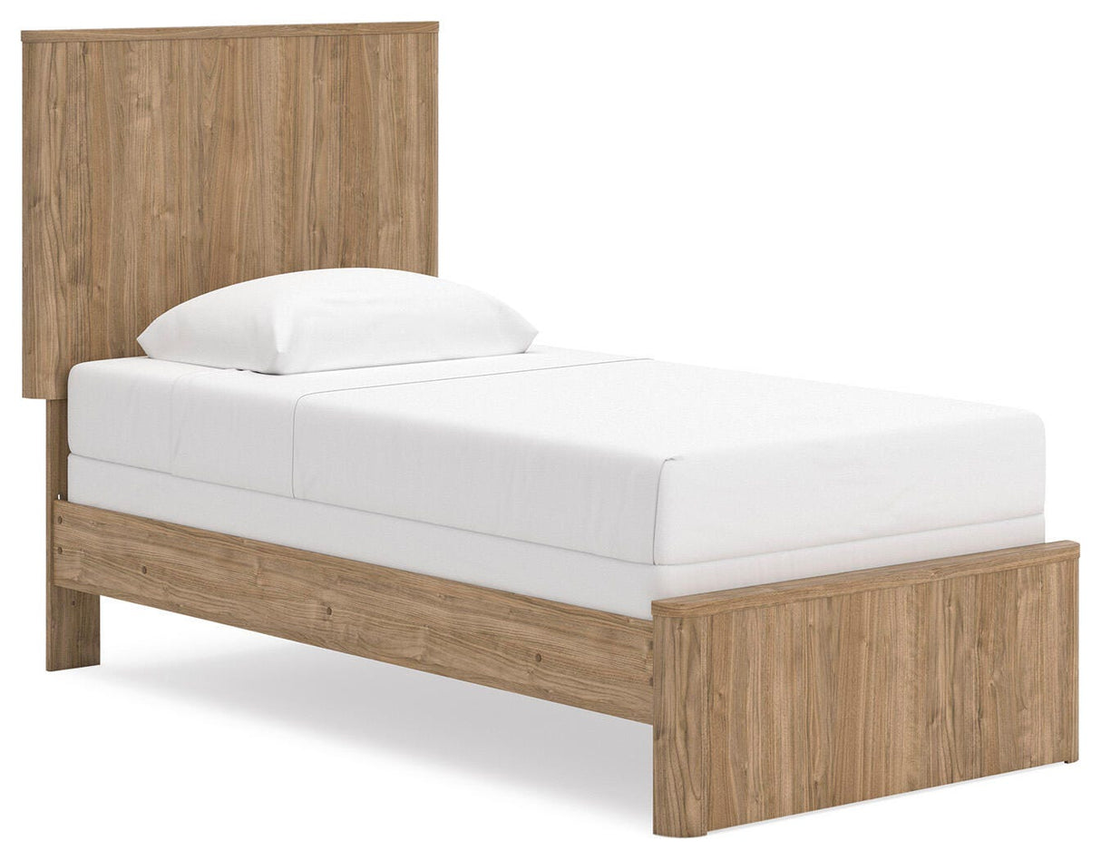 Gramburg Warm Natural Brown Youth Panel Bedroom Set by Ashley at Eve Furniture