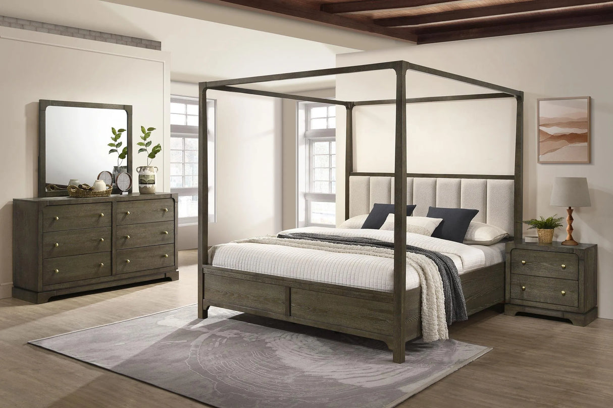 Gran Park Dark Cocoa 4-Piece Queen Bedroom Set by Coaster at Eve Furniture