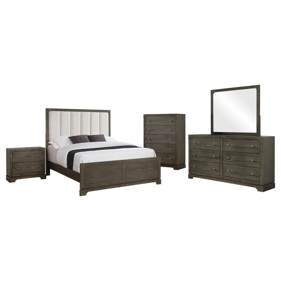 Gran Park Dark Cocoa 5-piece Queen Bedroom Set by Coaster at Eve Furniture