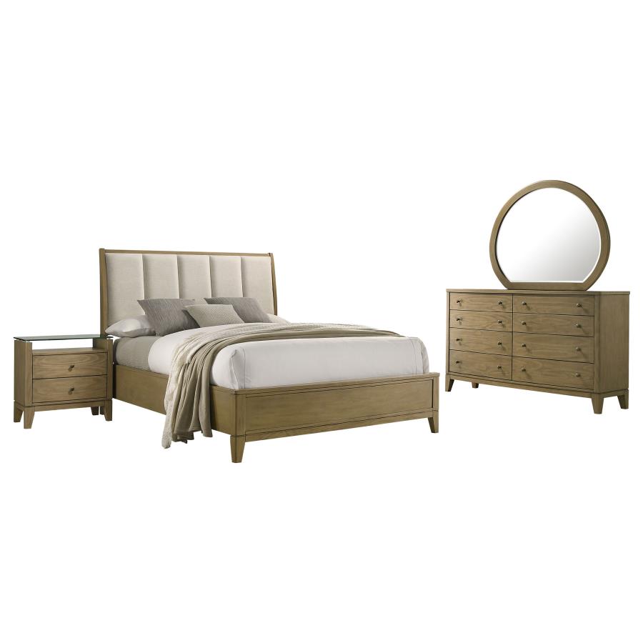 Granada Natural Pine 4-Piece Queen Bedroom Set by Coaster at Eve Furniture