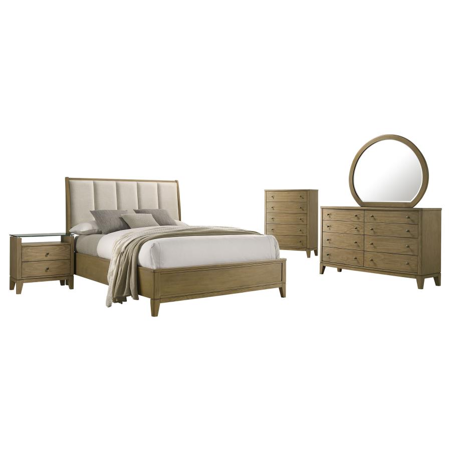 Granada Natural Pine 5-Piece Queen Bedroom Set by Coaster at Eve Furniture
