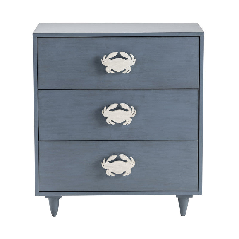 Grand Bay Navy/White Chest by Crestview at Eve Furniture