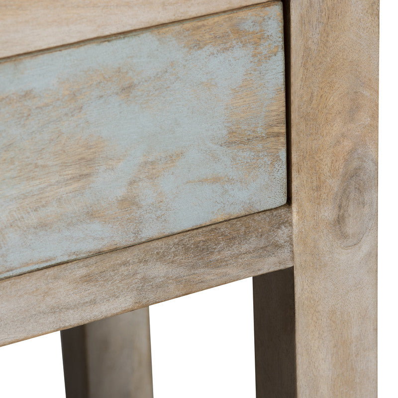 Grand Harbor Brown/Blue Console Table by Crestview at Eve Furniture