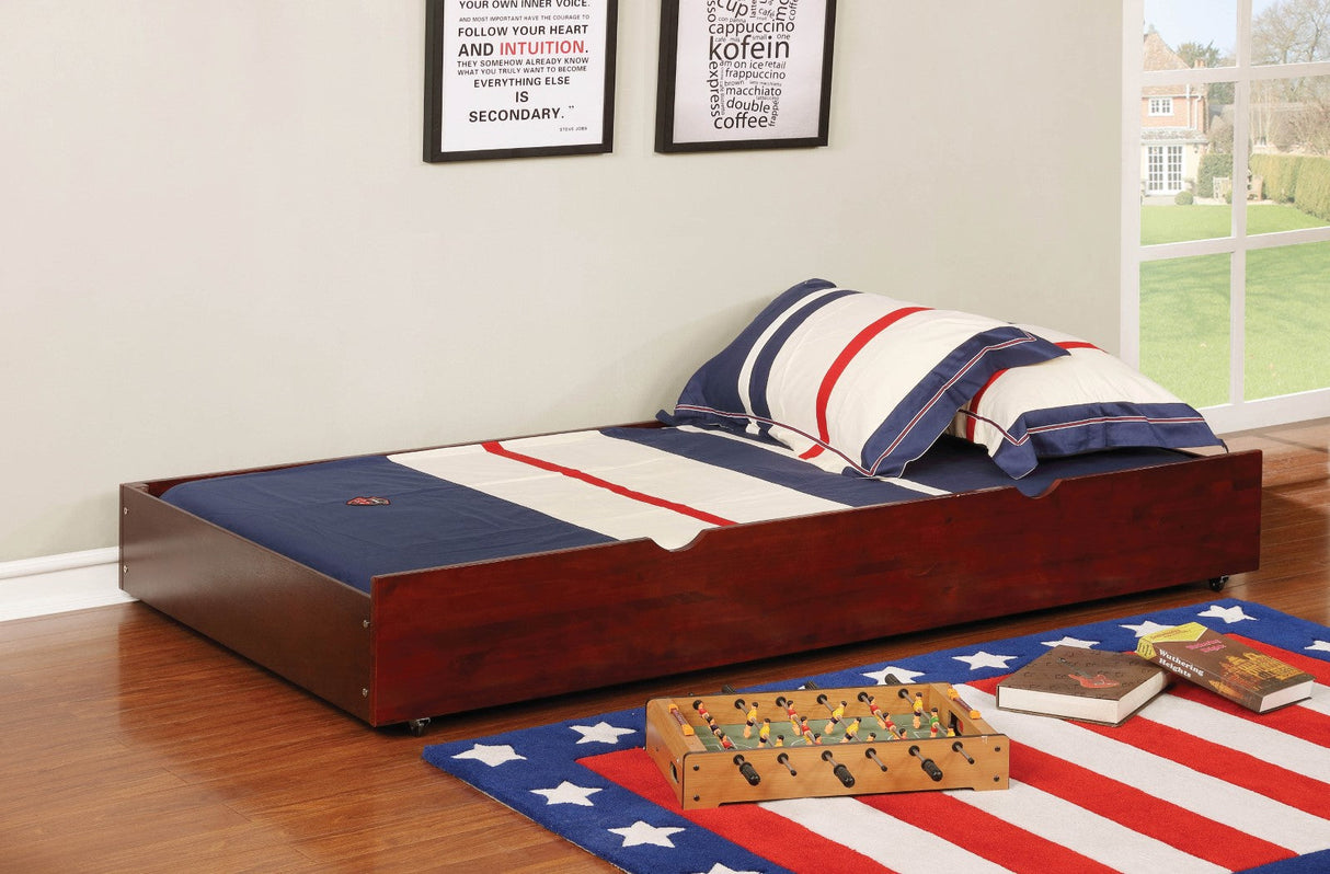 Grano Cherry Trundle by Furniture of America at Eve Furniture