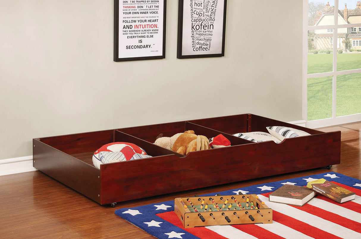 Grano Cherry Trundle by Furniture of America at Eve Furniture