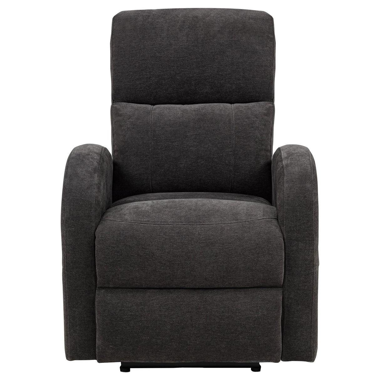 Grant Charcoal Gray Fabric Upholstered Power Recliner Chair by Coaster at Eve Furniture