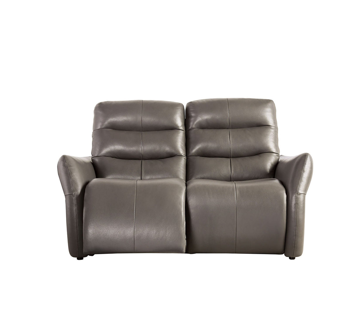 Granucci Gray Real Italian Leather Reclining Living Room Set by Furniture of America at Eve Furniture