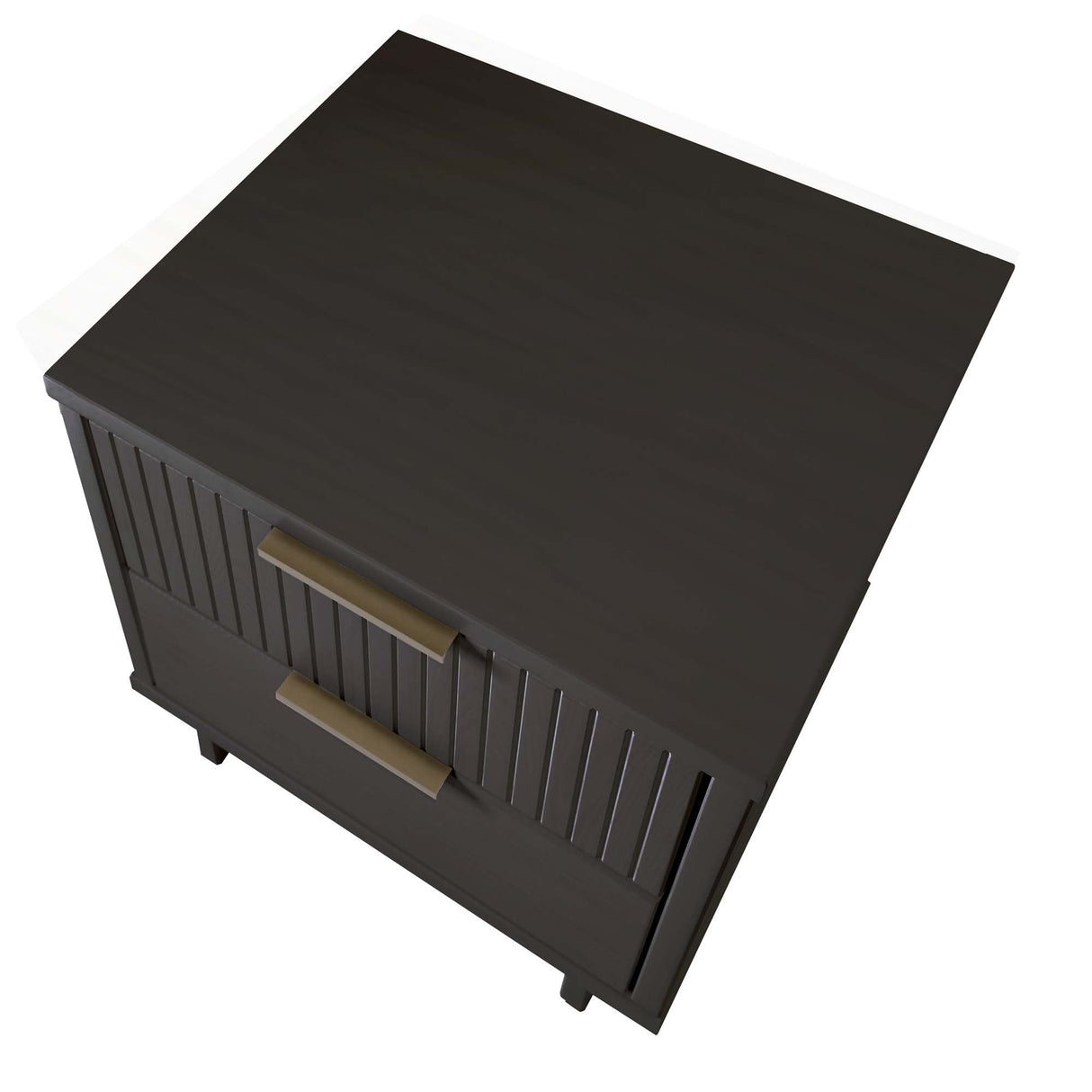 Granville 2-Piece Standard Dresser and Nightstand Set in Dark Grey by Manhattan Comfort at Eve Furniture
