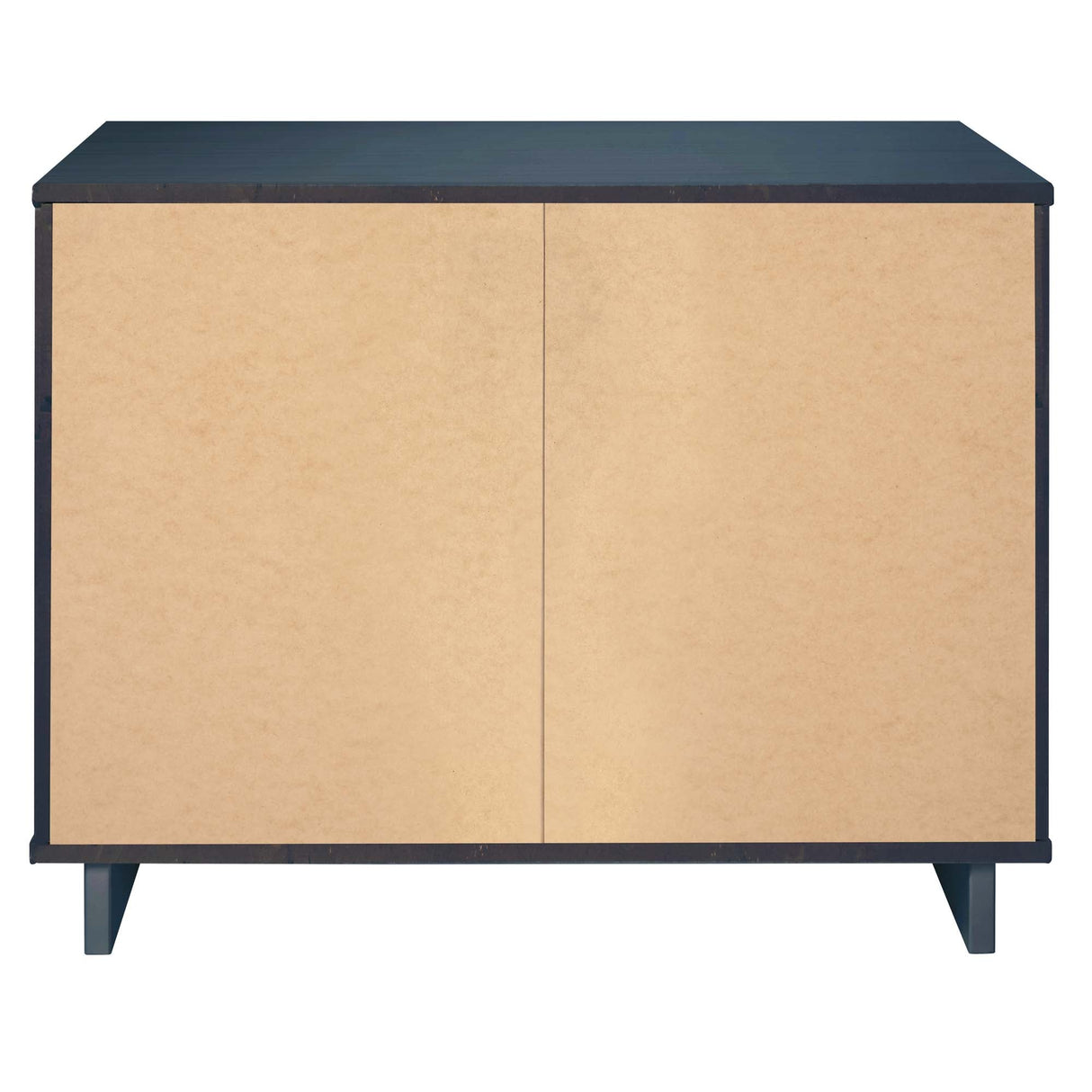 Granville 2-Piece Standard Dresser and Nightstand Set in Midnight Blue by Manhattan Comfort at Eve Furniture