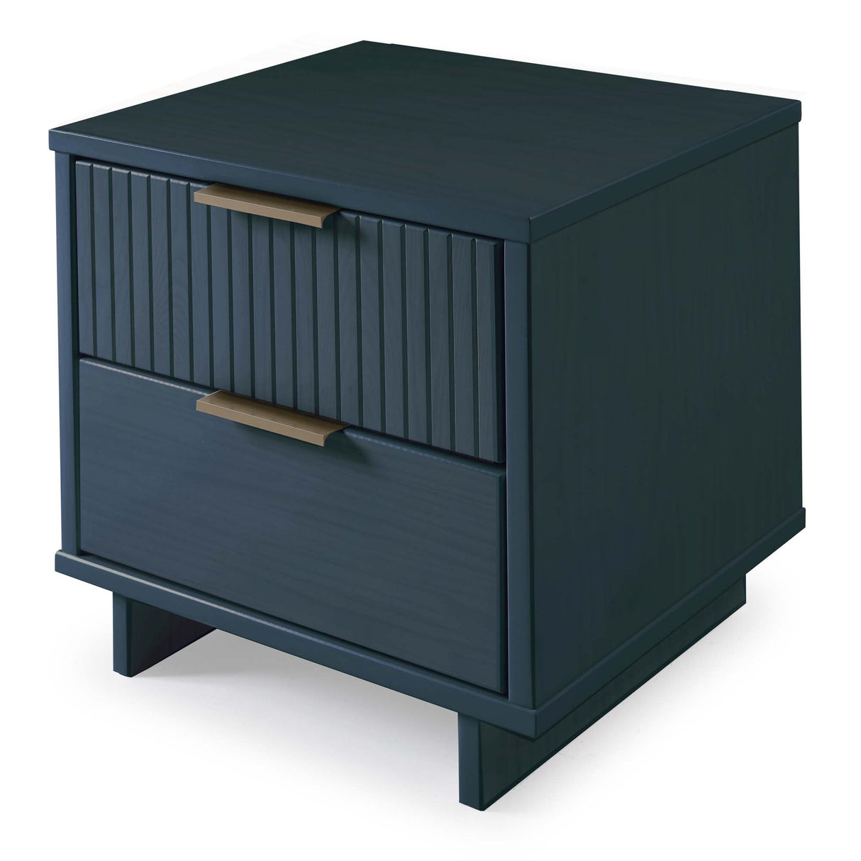 Granville 2-Piece Standard Dresser and Nightstand Set in Midnight Blue by Manhattan Comfort at Eve Furniture