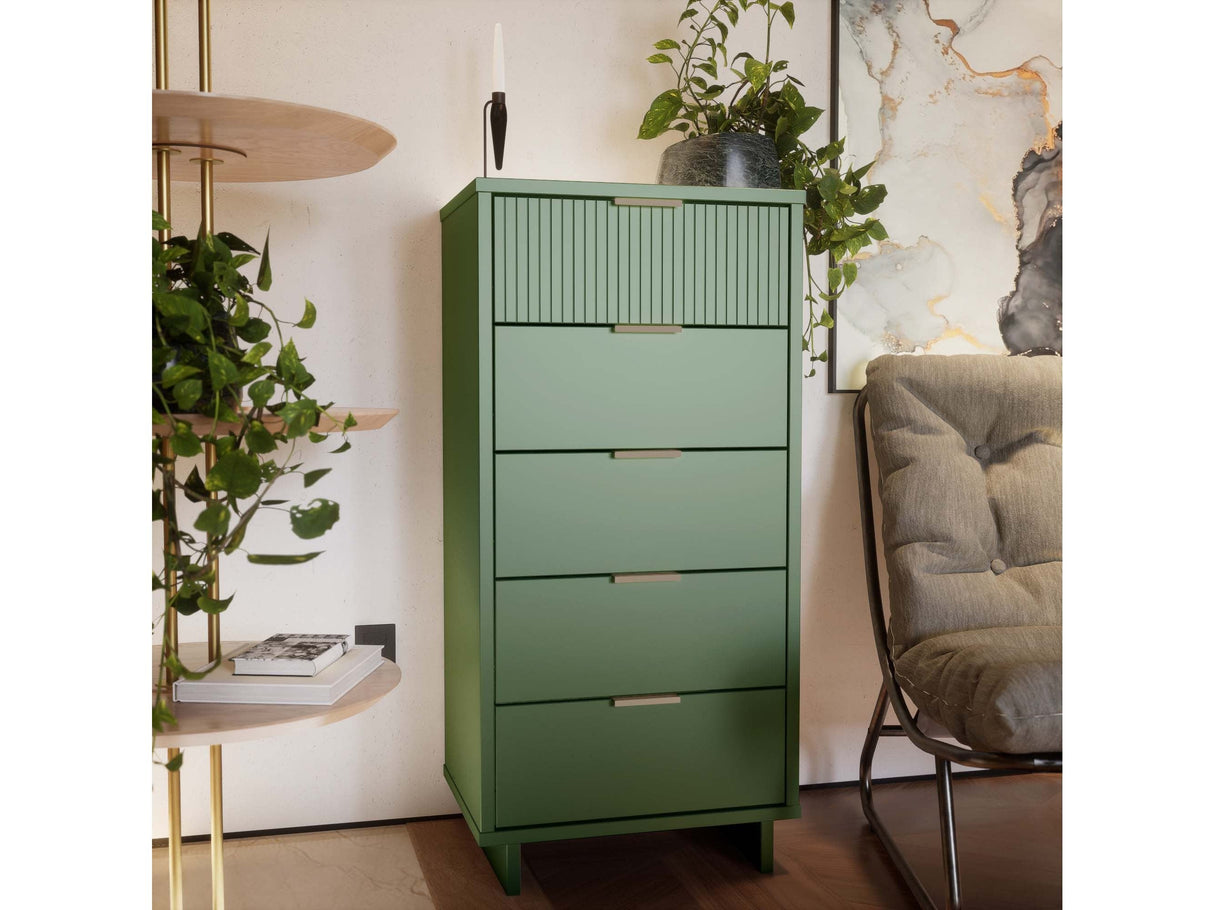 Granville 23.62 Chest in Sage Green by Manhattan Comfort at Eve Furniture