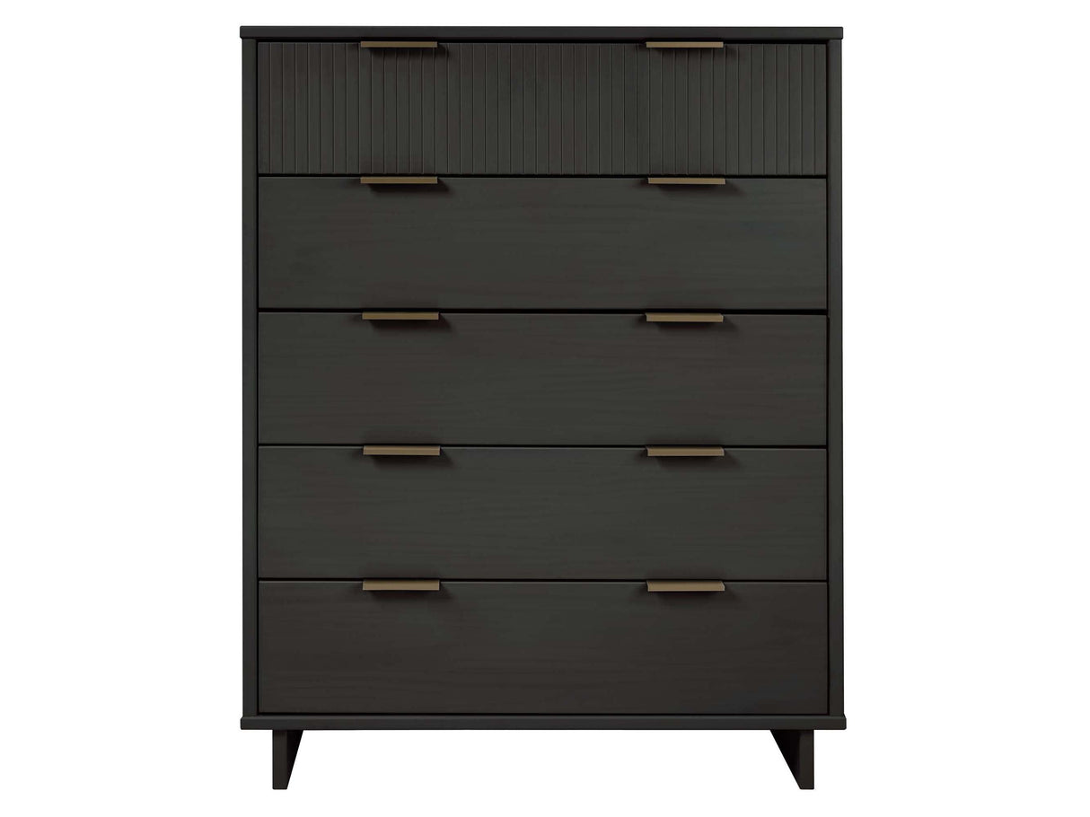 Granville 45.27 Tall Dresser in Dark Grey by Manhattan Comfort at Eve Furniture