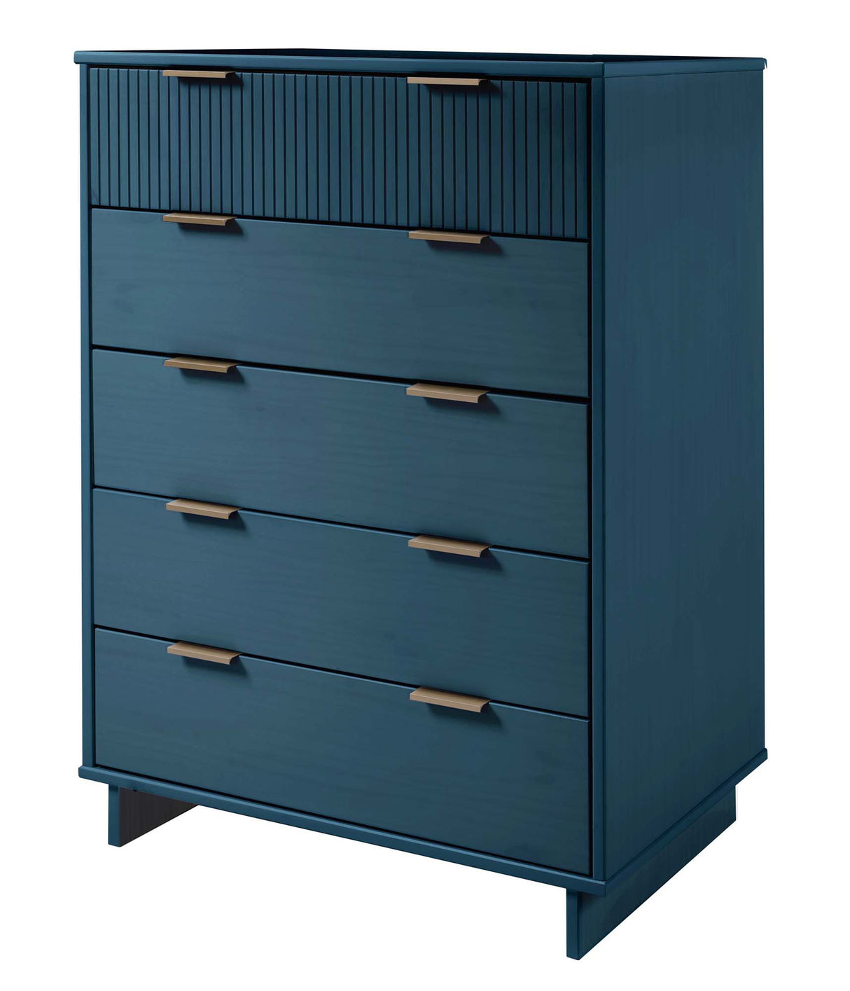 Granville 45.27 Tall Dresser in Midnight Blue by Manhattan Comfort at Eve Furniture
