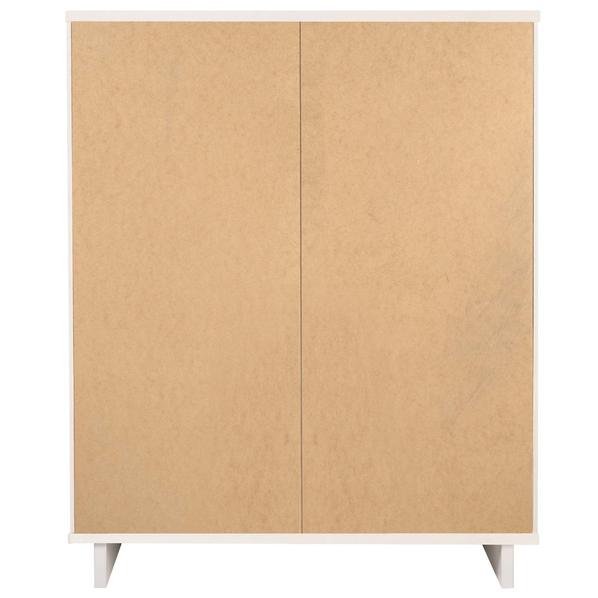 Granville 45.27 Tall Dresser in White by Manhattan Comfort at Eve Furniture