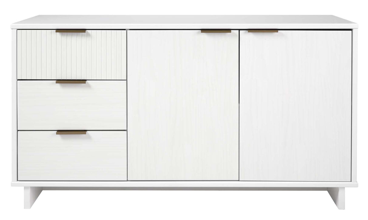 Granville 55.07 Sideboard in White by Manhattan Comfort at Eve Furniture