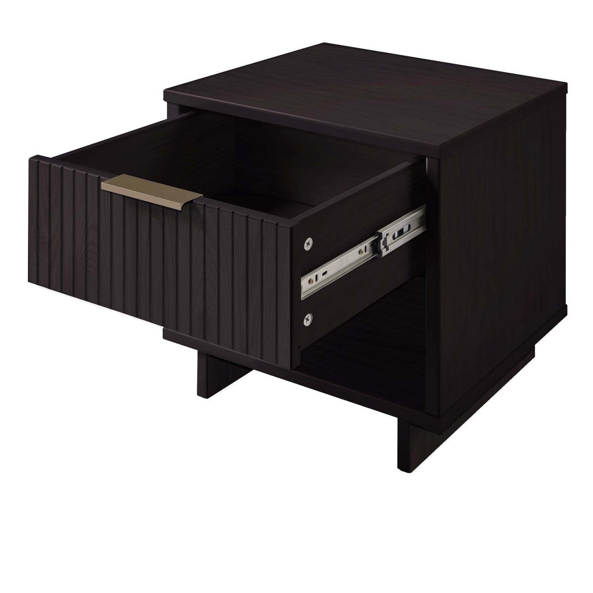 Granville Nightstand 1.0 in Black (set of 2) by Manhattan Comfort at Eve Furniture