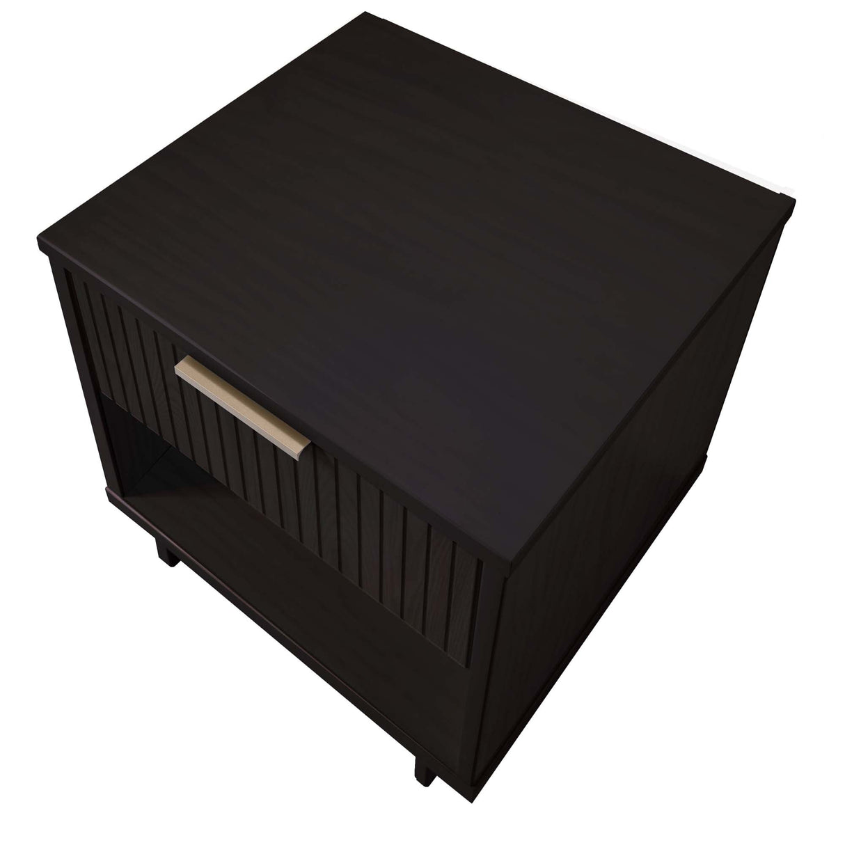 Granville Nightstand 1.0 in Black (set of 2) by Manhattan Comfort at Eve Furniture