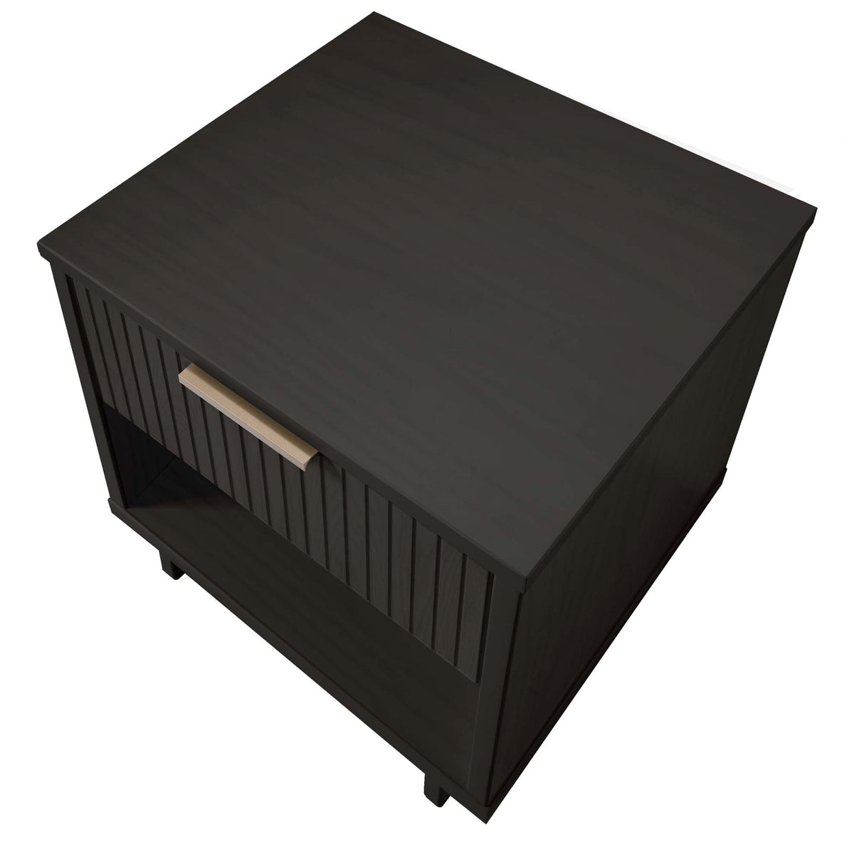 Granville Nightstand 1.0 in Dark Grey by Manhattan Comfort at Eve Furniture