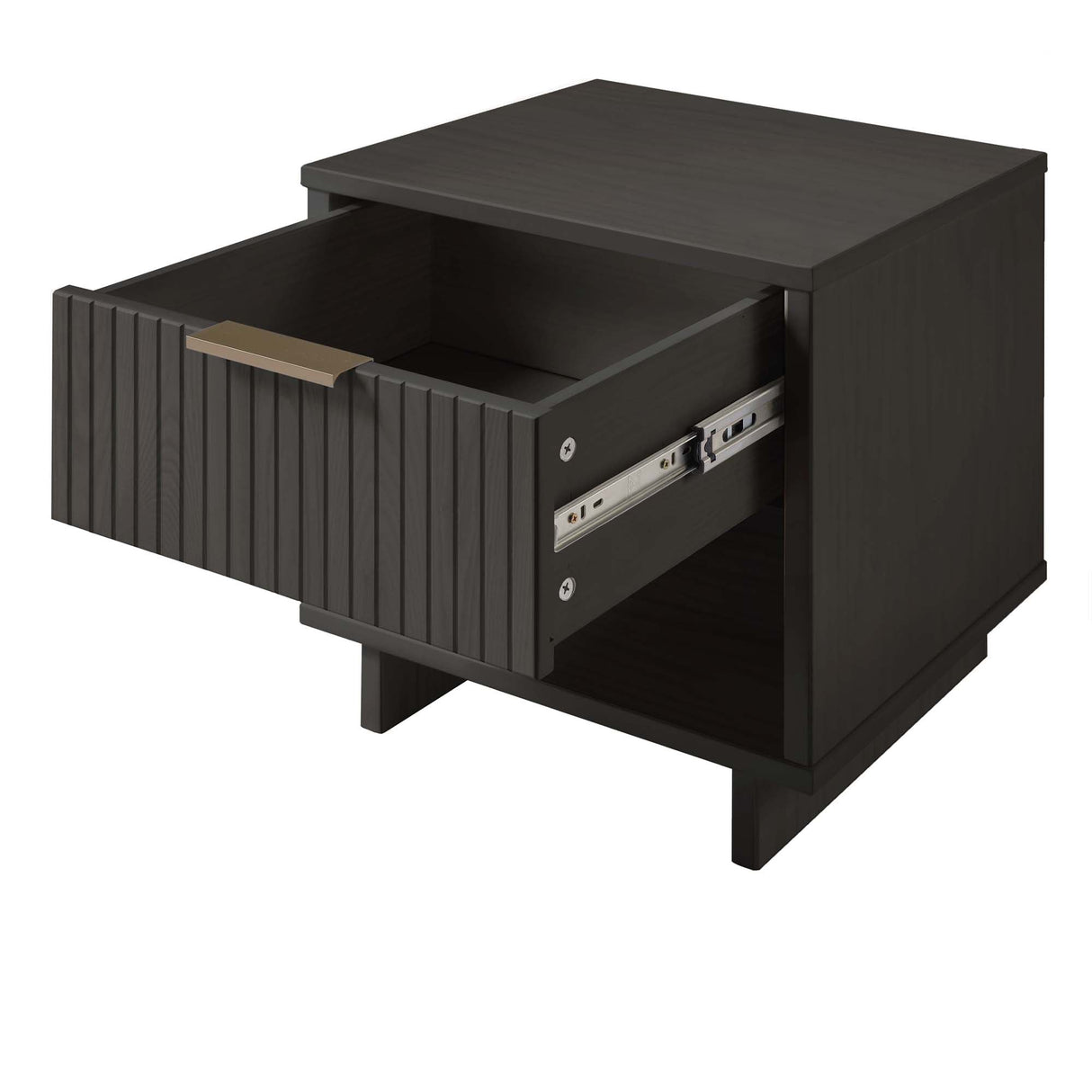 Granville Nightstand 1.0 in Dark Grey by Manhattan Comfort at Eve Furniture