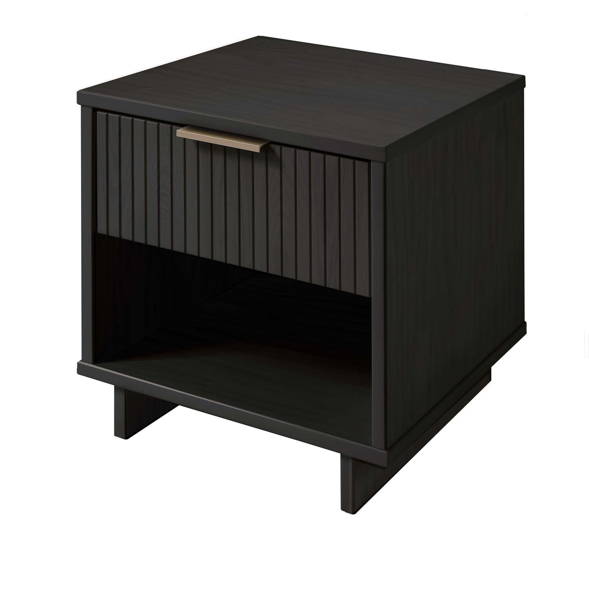 Granville Nightstand 1.0 in Dark Grey by Manhattan Comfort at Eve Furniture