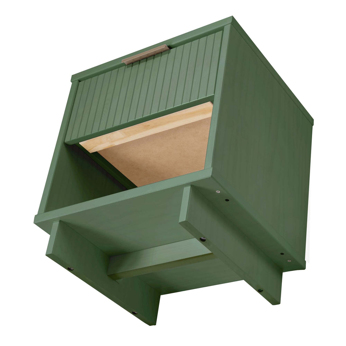 Granville Nightstand 1.0 in Sage Green by Manhattan Comfort at Eve Furniture