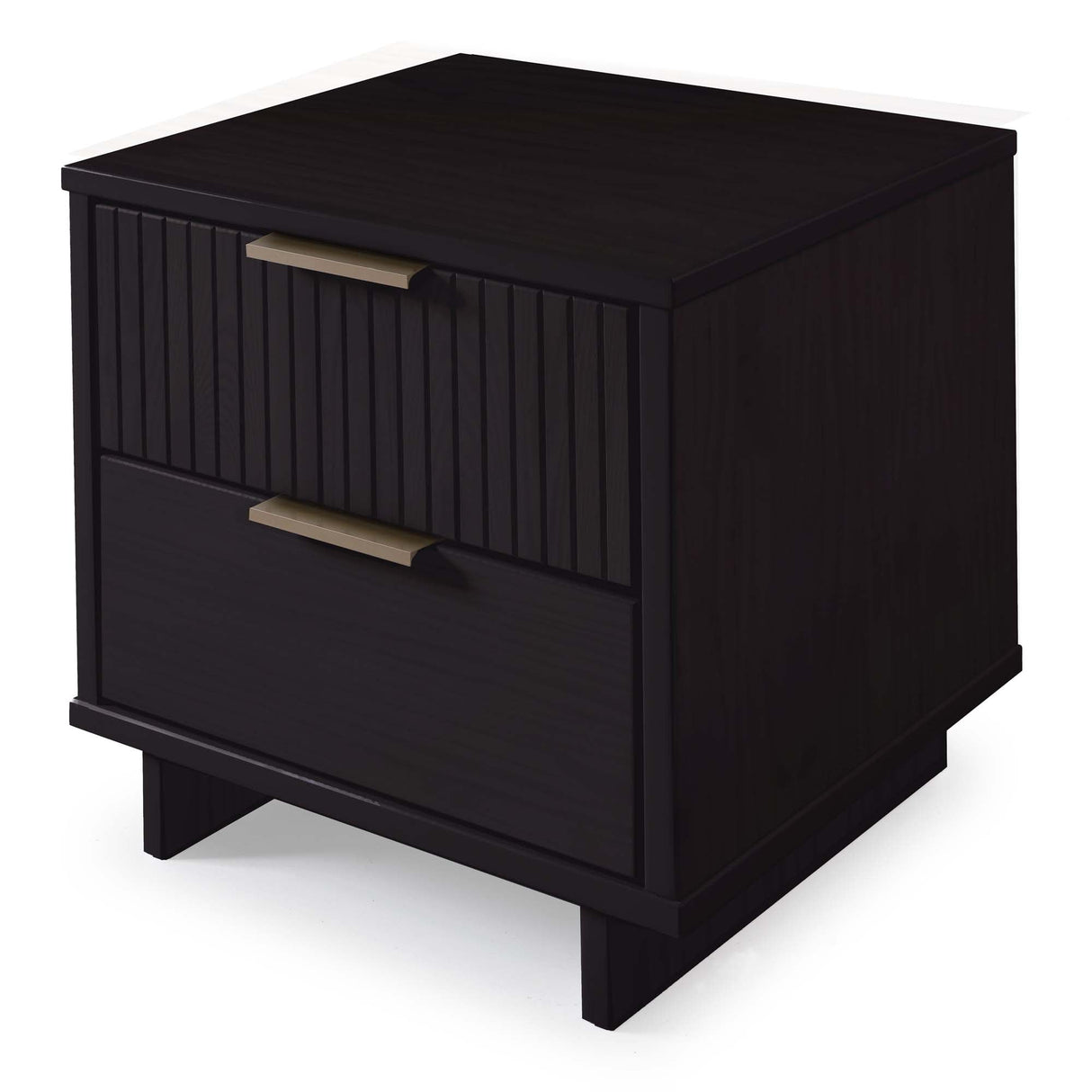Granville Nightstand 2.0 in Black (set of 2) by Manhattan Comfort at Eve Furniture