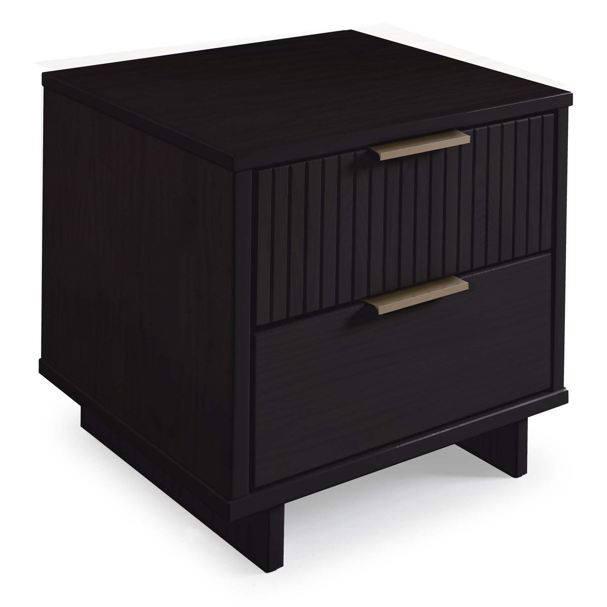 Granville Nightstand 2.0 in Black (set of 2) by Manhattan Comfort at Eve Furniture
