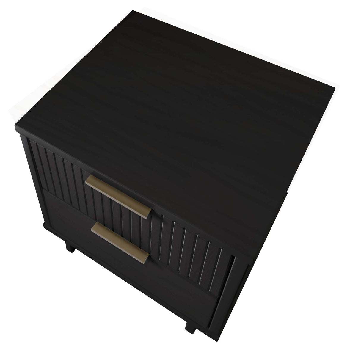 Granville Nightstand 2.0 in Black (set of 2) by Manhattan Comfort at Eve Furniture
