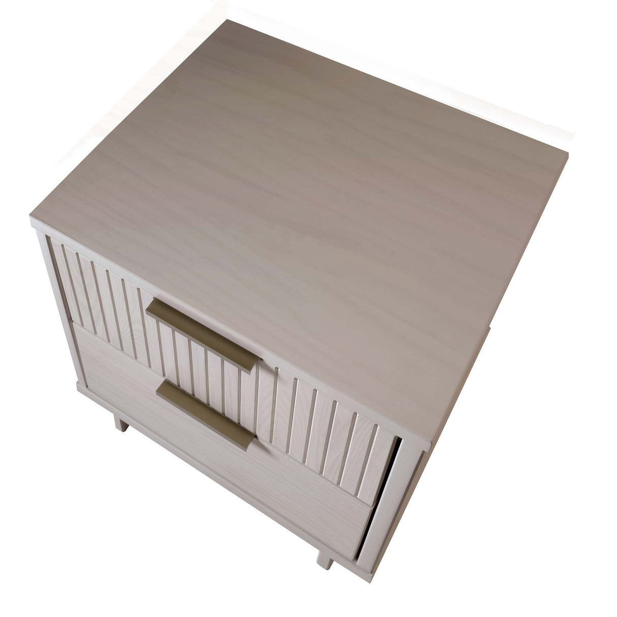 Granville Nightstand 2.0 in Light Grey by Manhattan Comfort at Eve Furniture