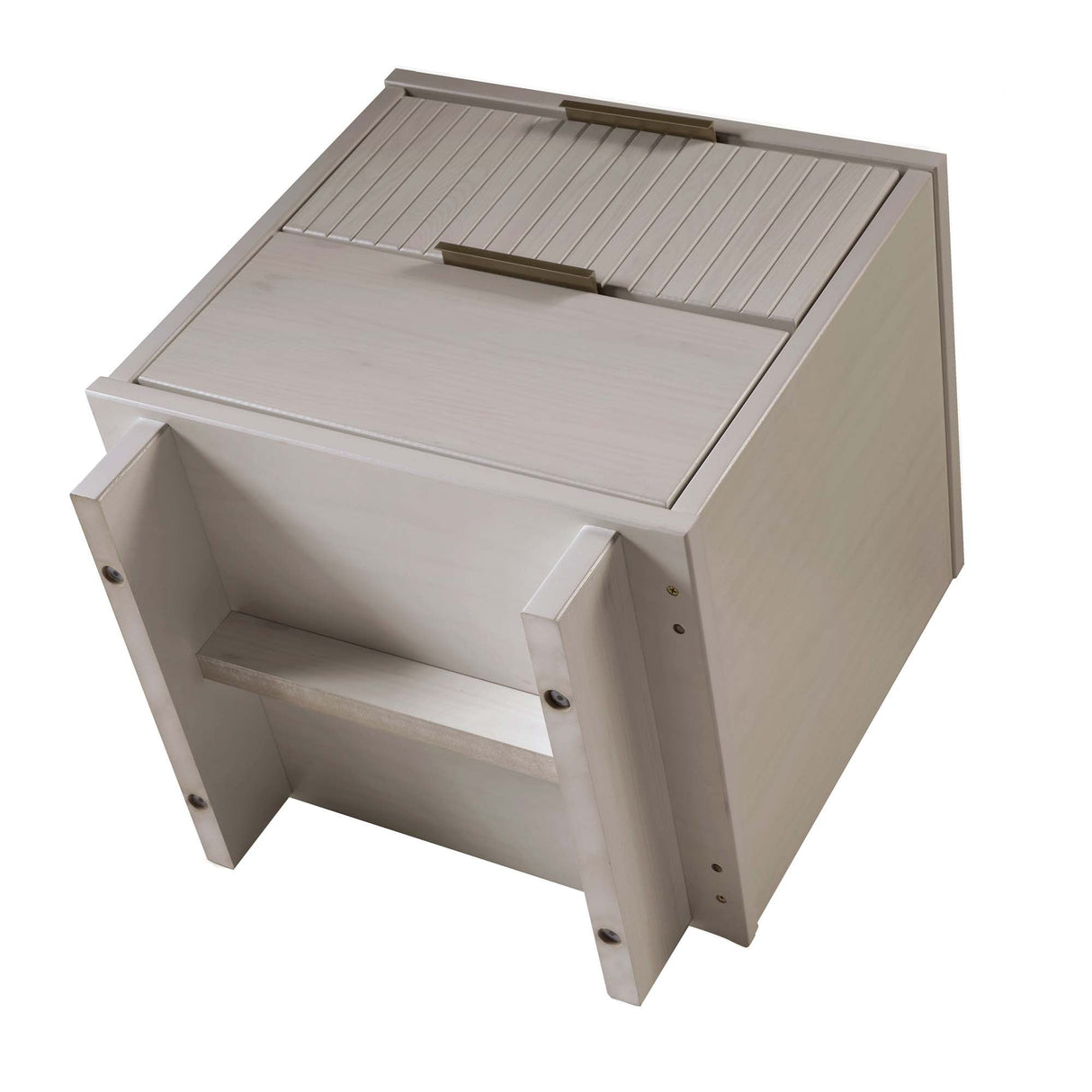 Granville Nightstand 2.0 in Light Grey by Manhattan Comfort at Eve Furniture