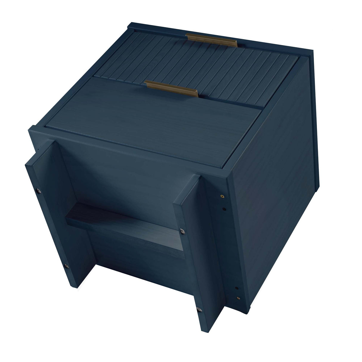 Granville Nightstand 2.0 in Midnight Blue by Manhattan Comfort at Eve Furniture