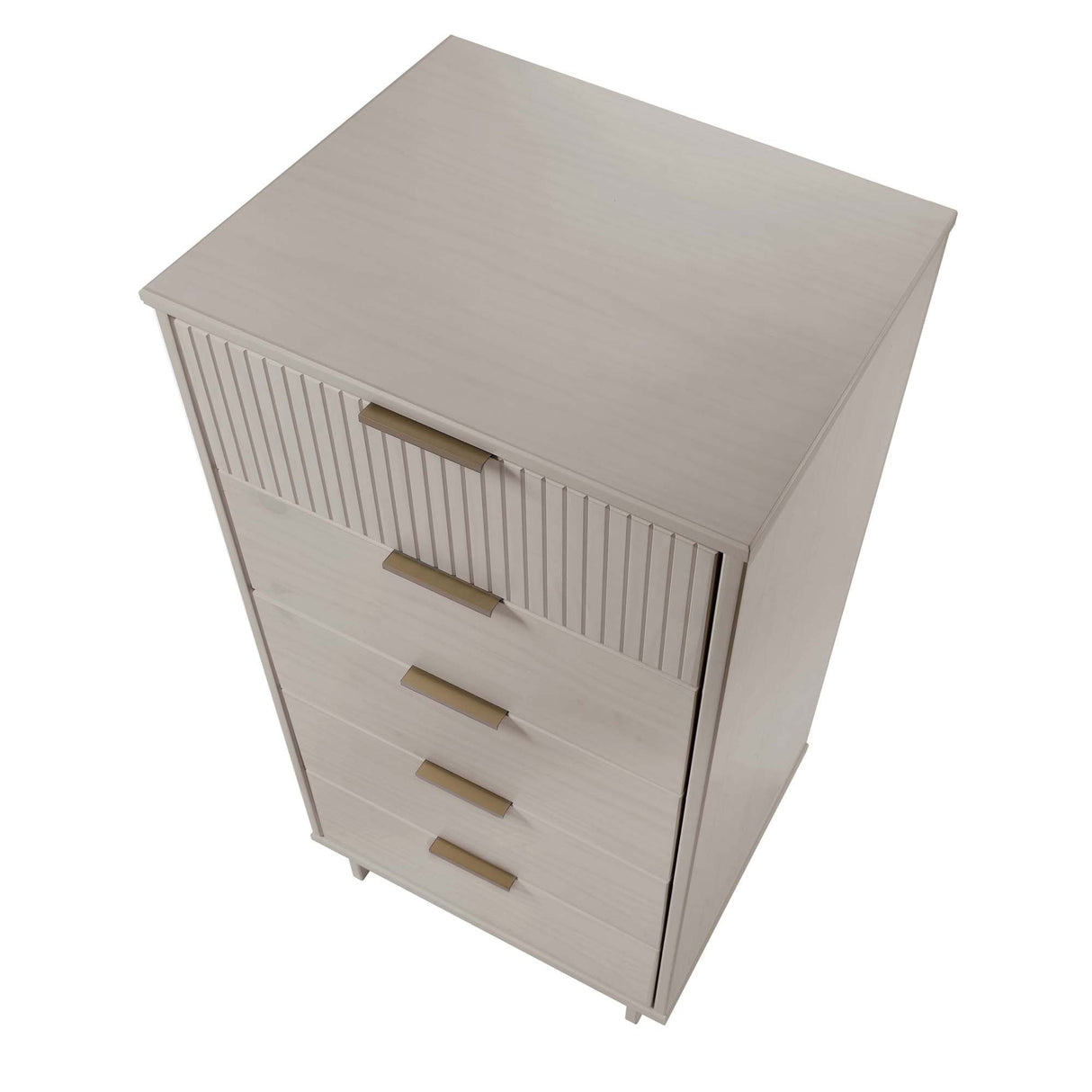 Granville Tall 23.62 Narrow Dresser in Light Grey by Manhattan Comfort at Eve Furniture