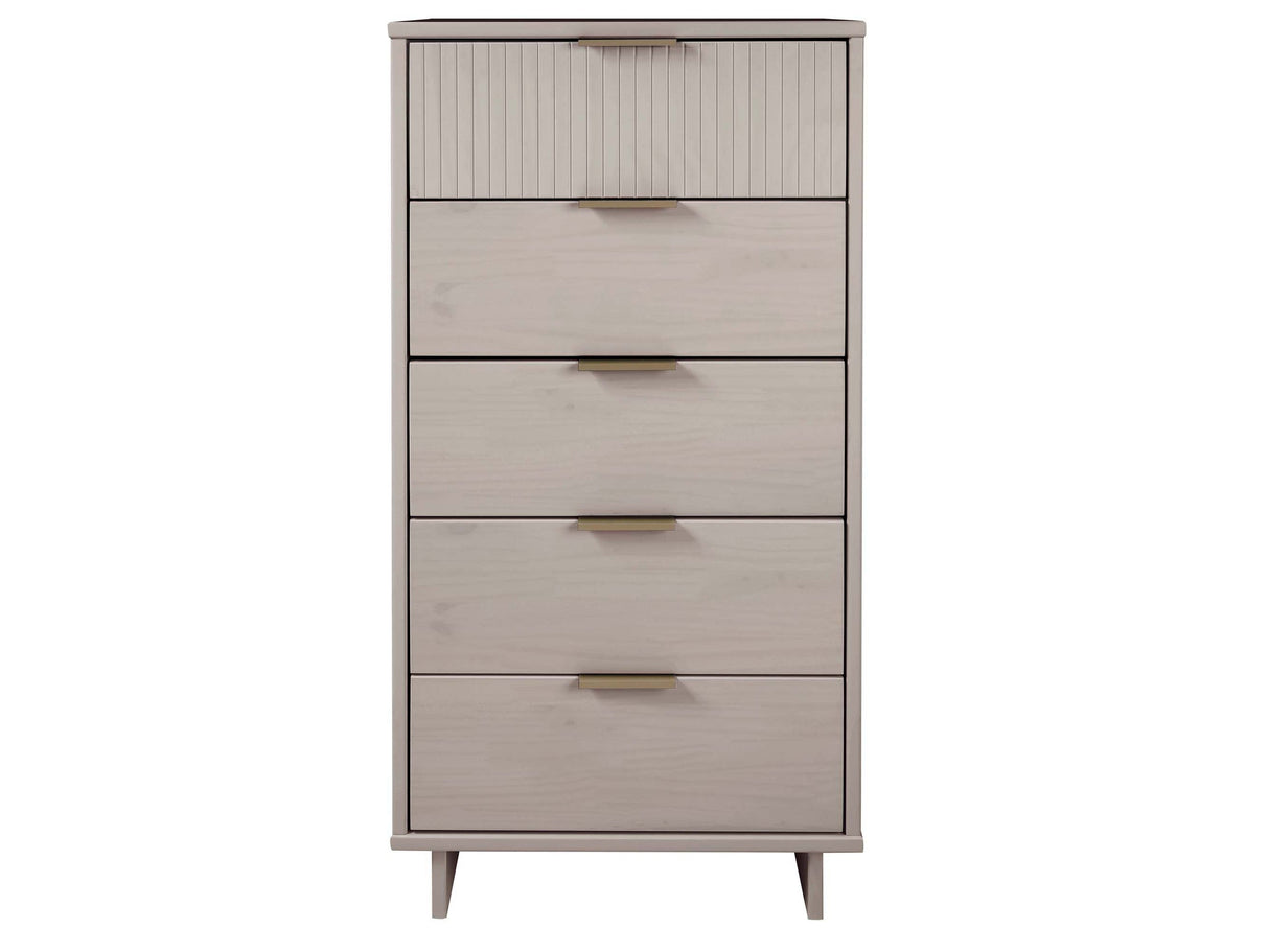 Granville Tall 23.62 Narrow Dresser in Light Grey by Manhattan Comfort at Eve Furniture