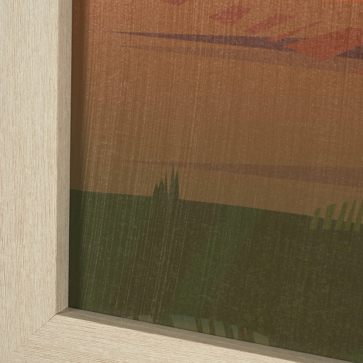 Grasslands GO (L) by Mercana Studio a Hand Embellished Decograph Framed Art Print by Mercana at Eve Furniture